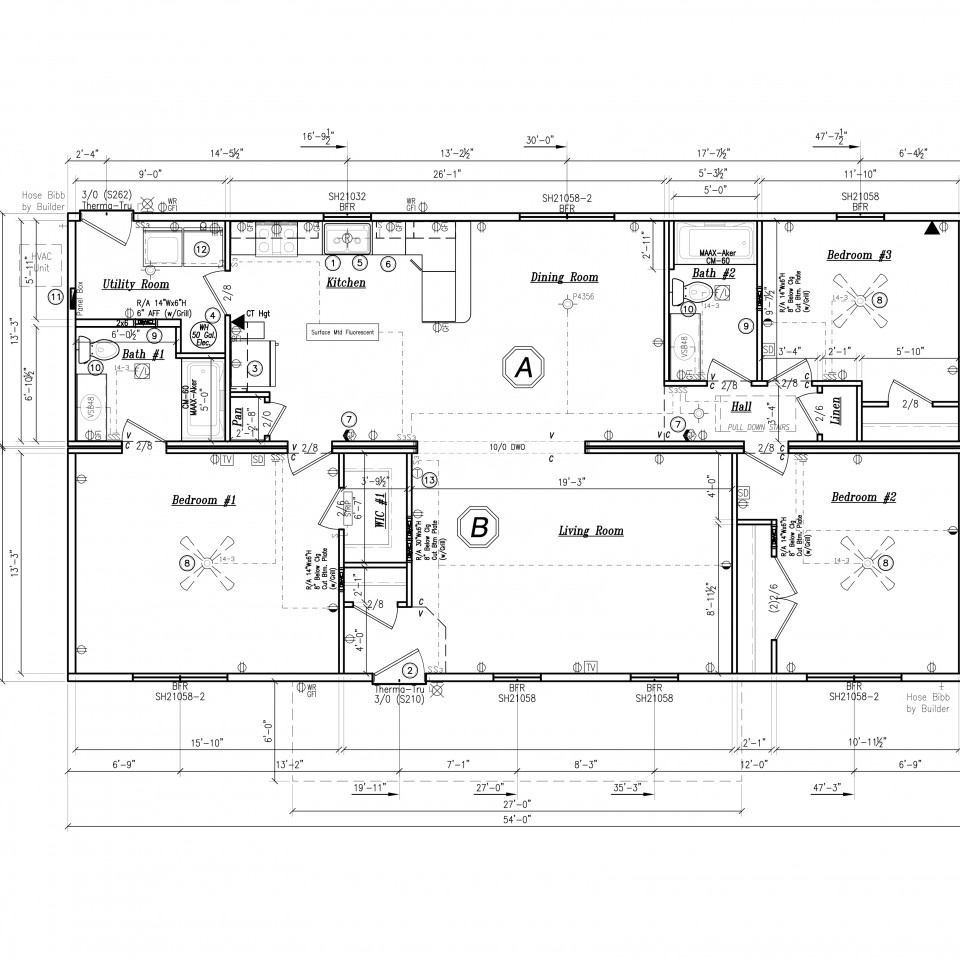 Maine Style Home Floorplan