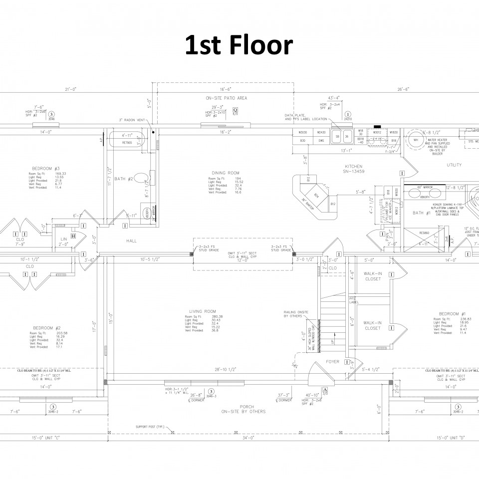 Nevada Style Home Floorplan