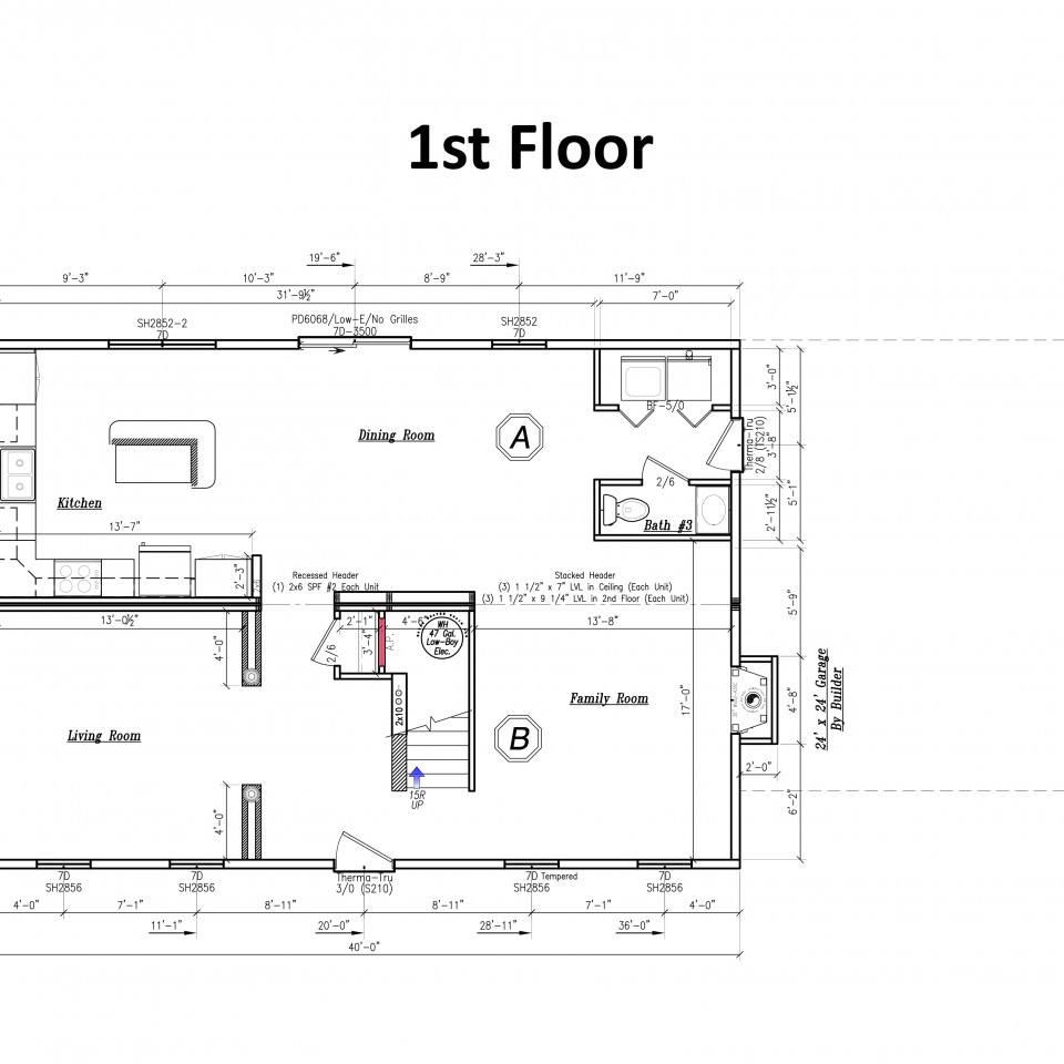 Maryland Style Home Floorplan