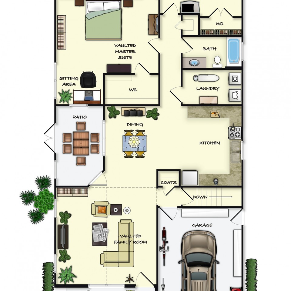 Garnet Style Home Floorplan