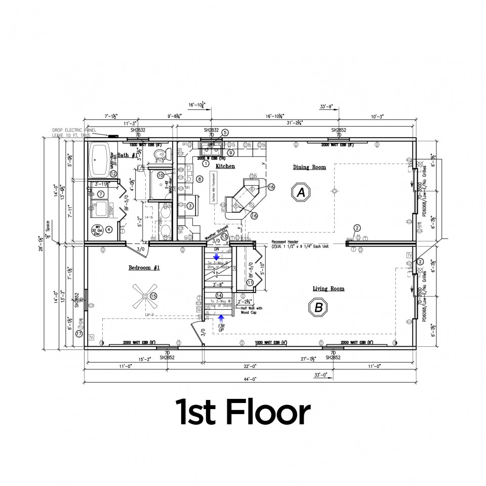 Fenwick Style Home Floorplan